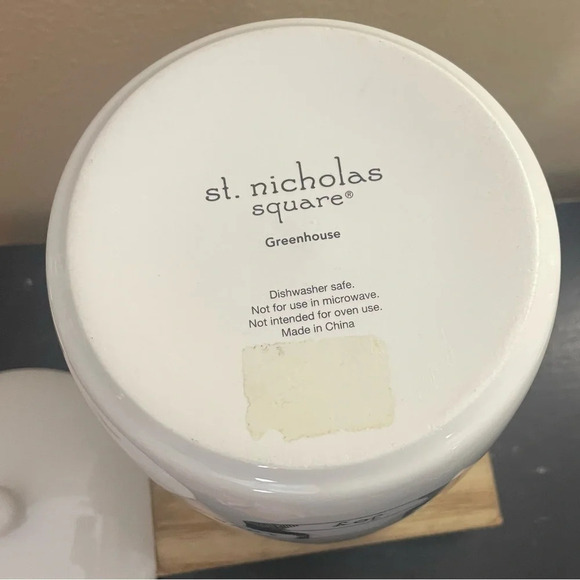 ST.NICHOLAS SQUARE DOVE PEACE/LOVE/JOY COOKIE JAR - Picture 9 of 9